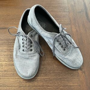 VANS, lace up canvas shoes